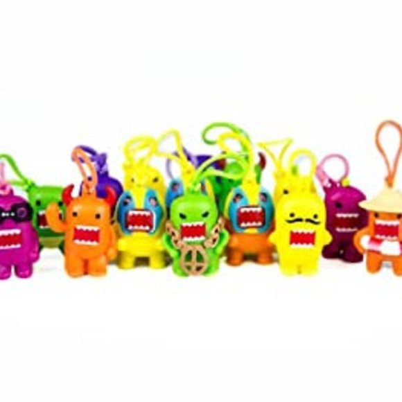 DOMO 3D Figure Cell Phone Charm, Camera Charm, Zipper puller - Set of 8 - Picture 2 of 3